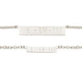 143 silver bar necklace lola company