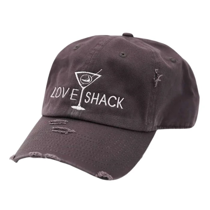 Love shack nantucket martini gray hat