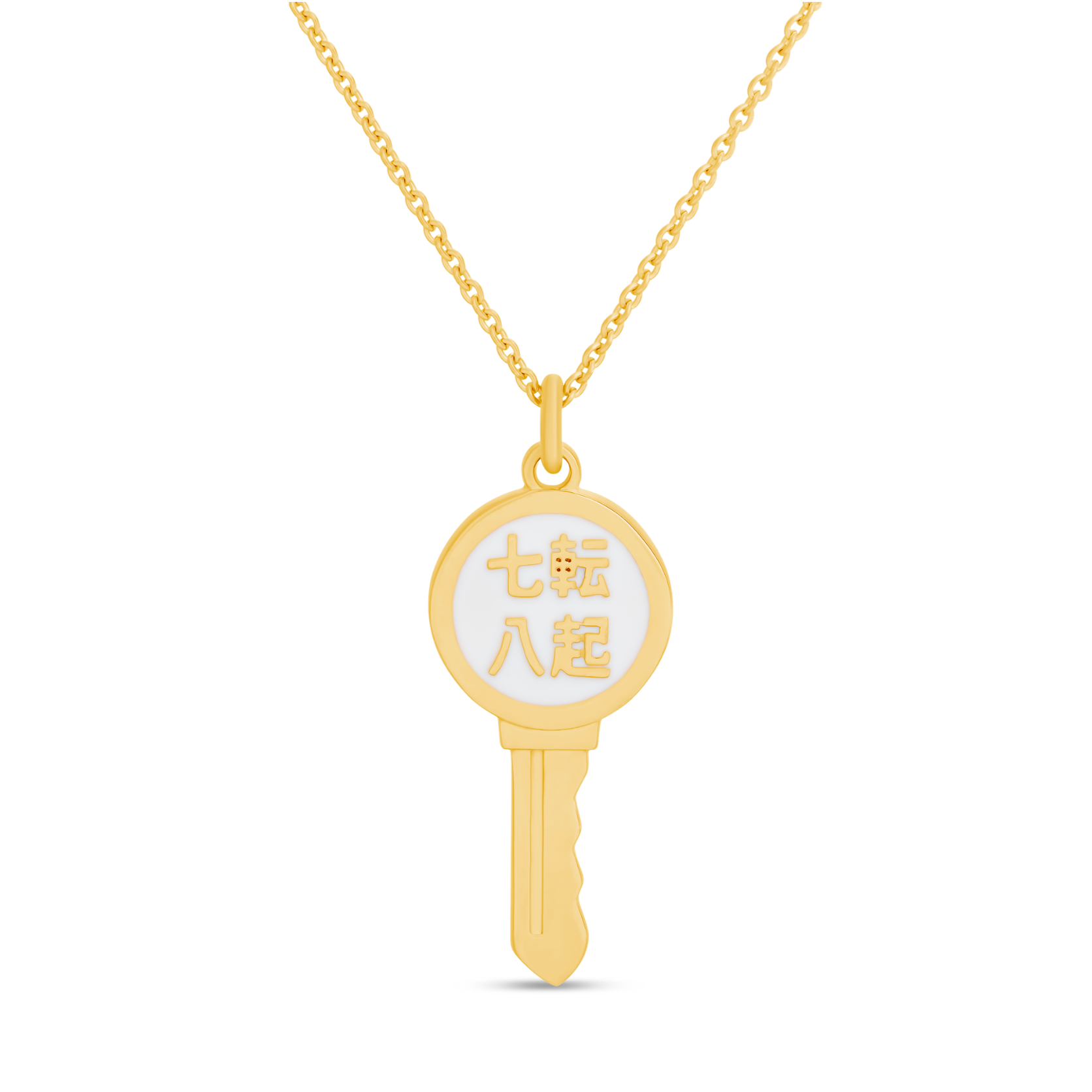 Love Key Necklace 7 Down 8 Up - 5