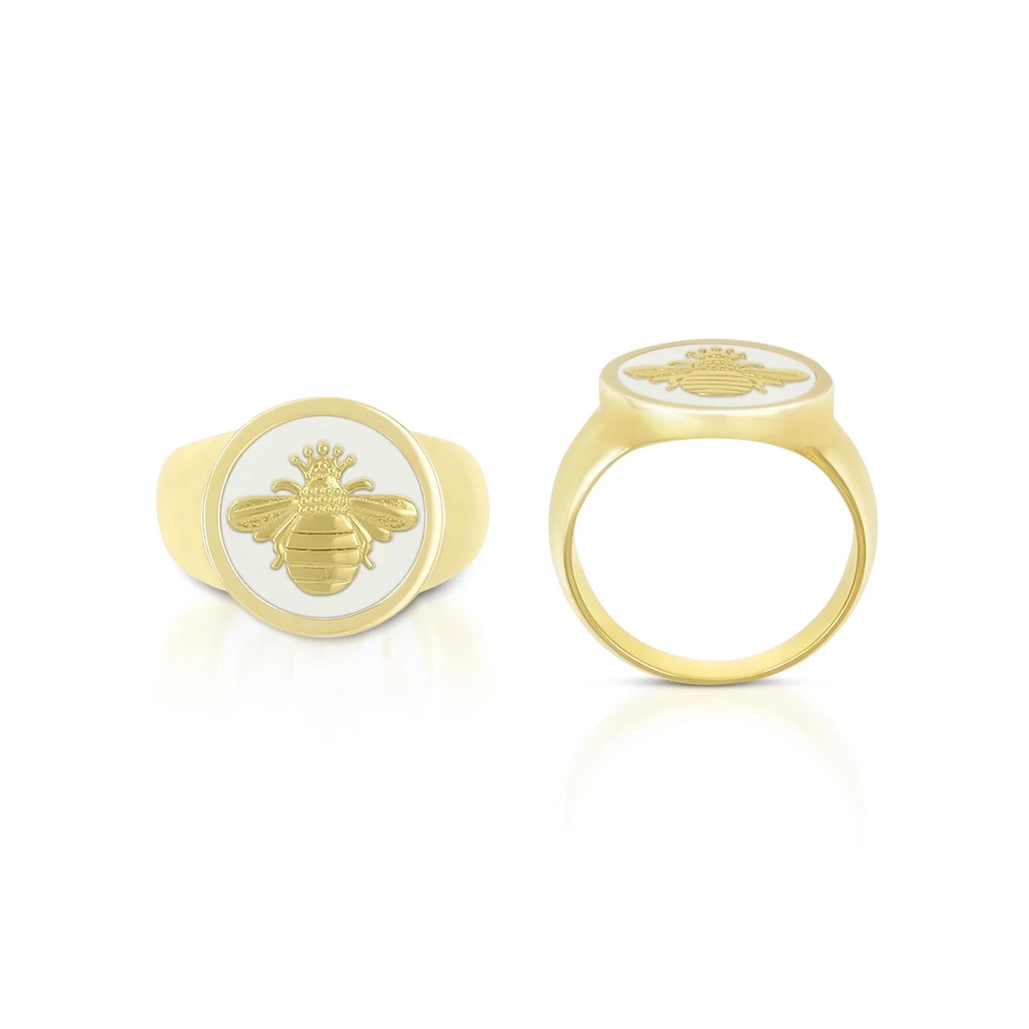 Queen Bee Signet Ring - 3