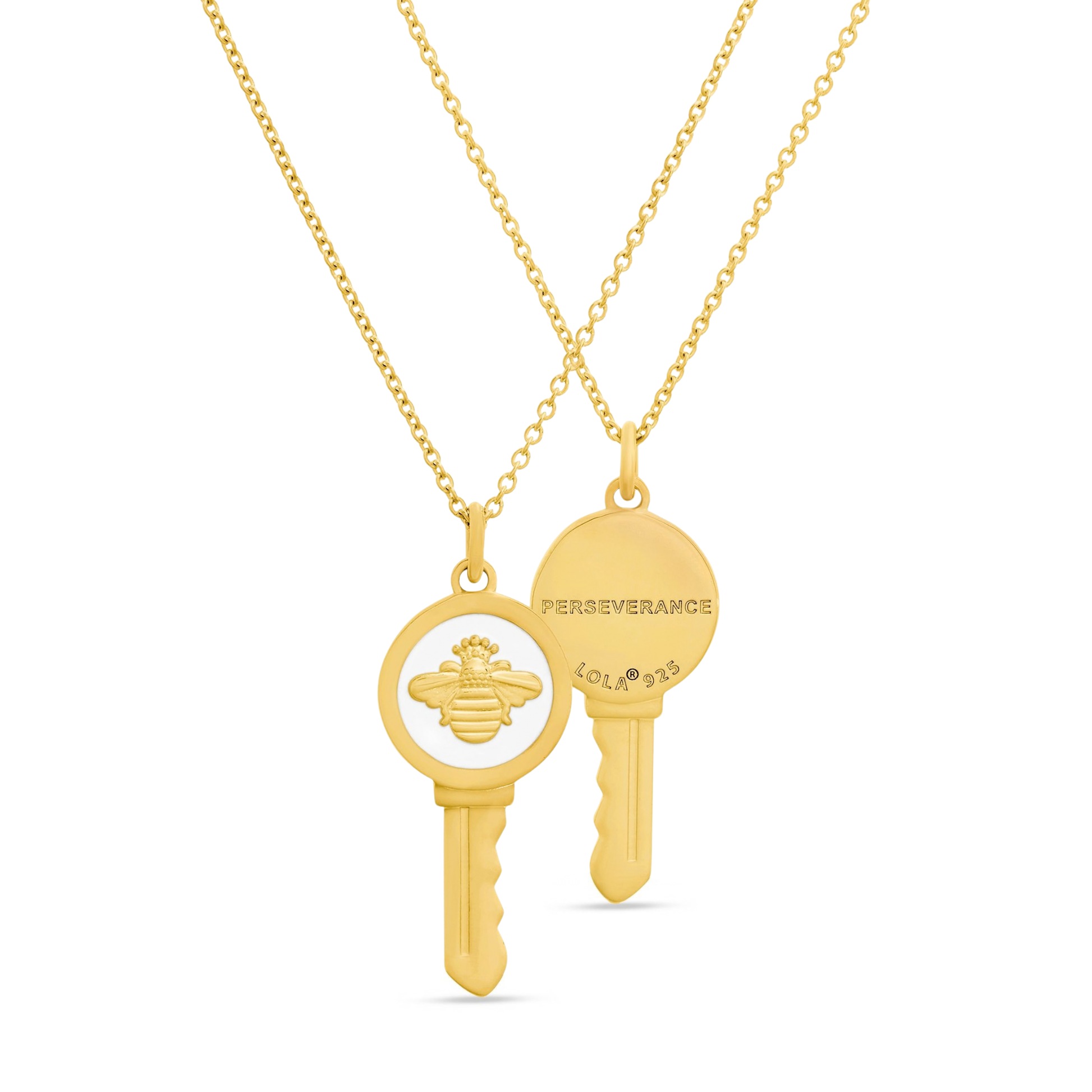 Love Key Necklace Queen Bee - 6