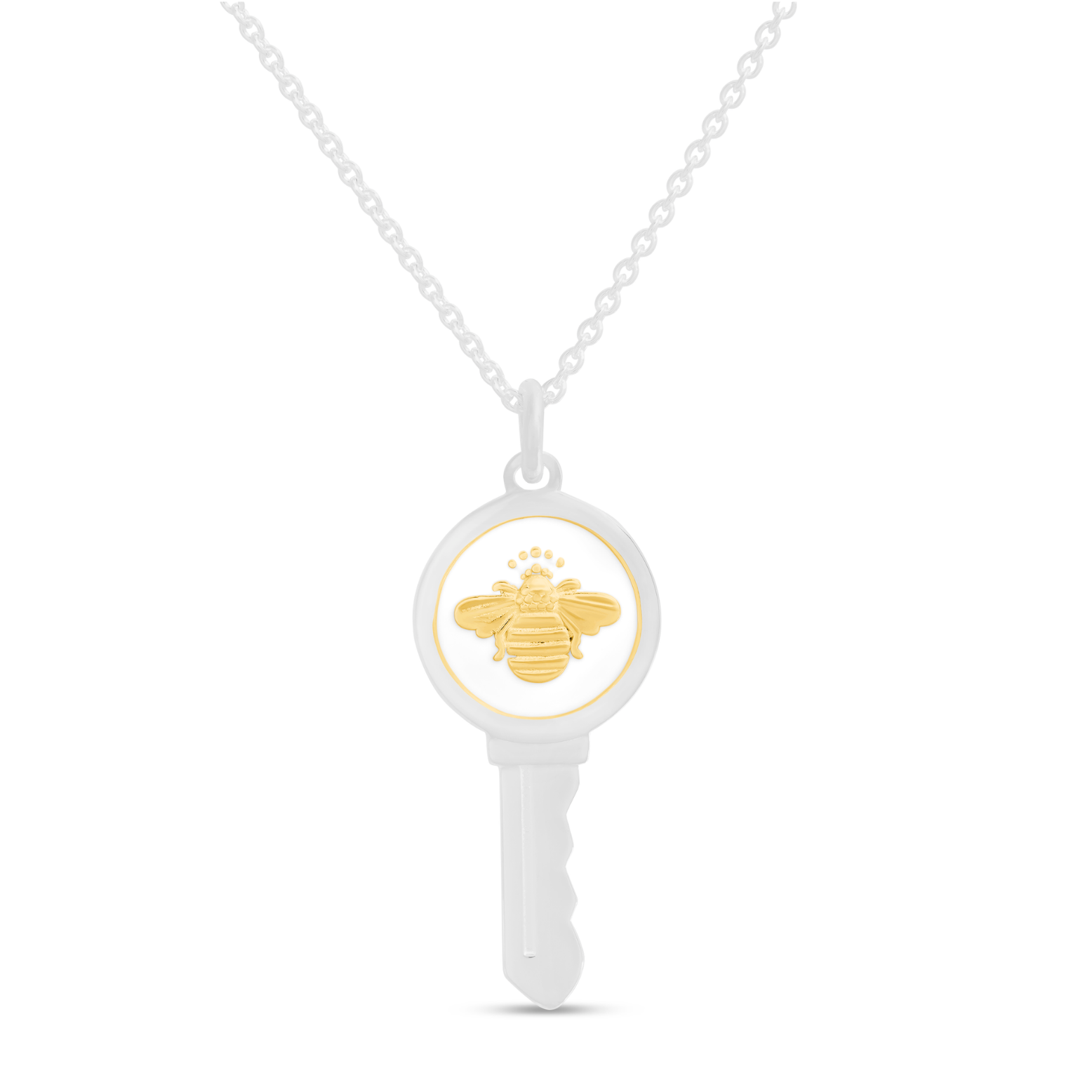 Love Key Necklace Queen Bee - 5