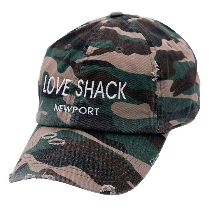 Love shack newport distressed hat