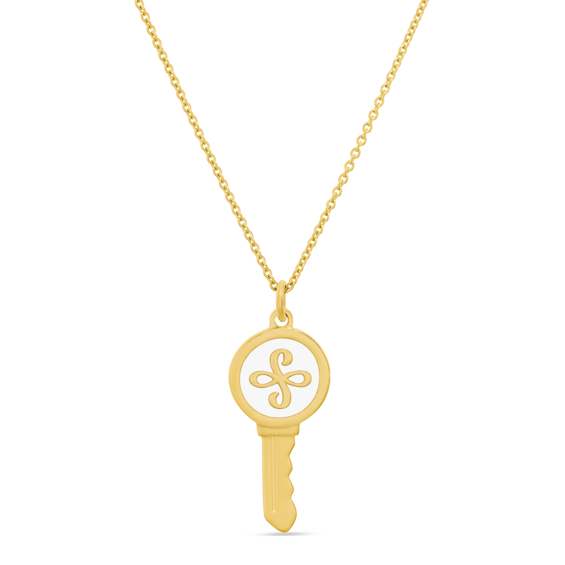 Love Key Necklace Friendship - 9