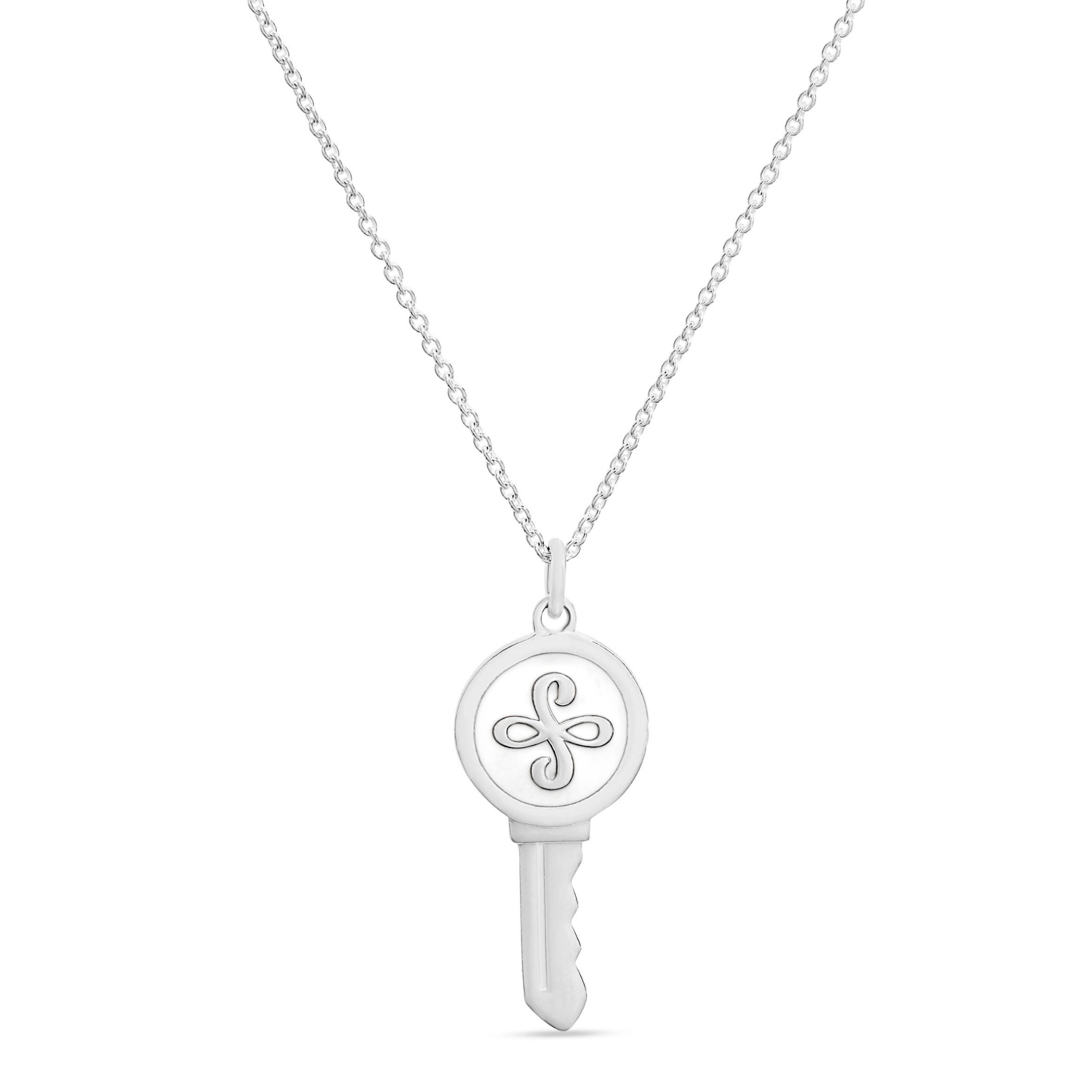 Love Key Necklace Friendship - 10