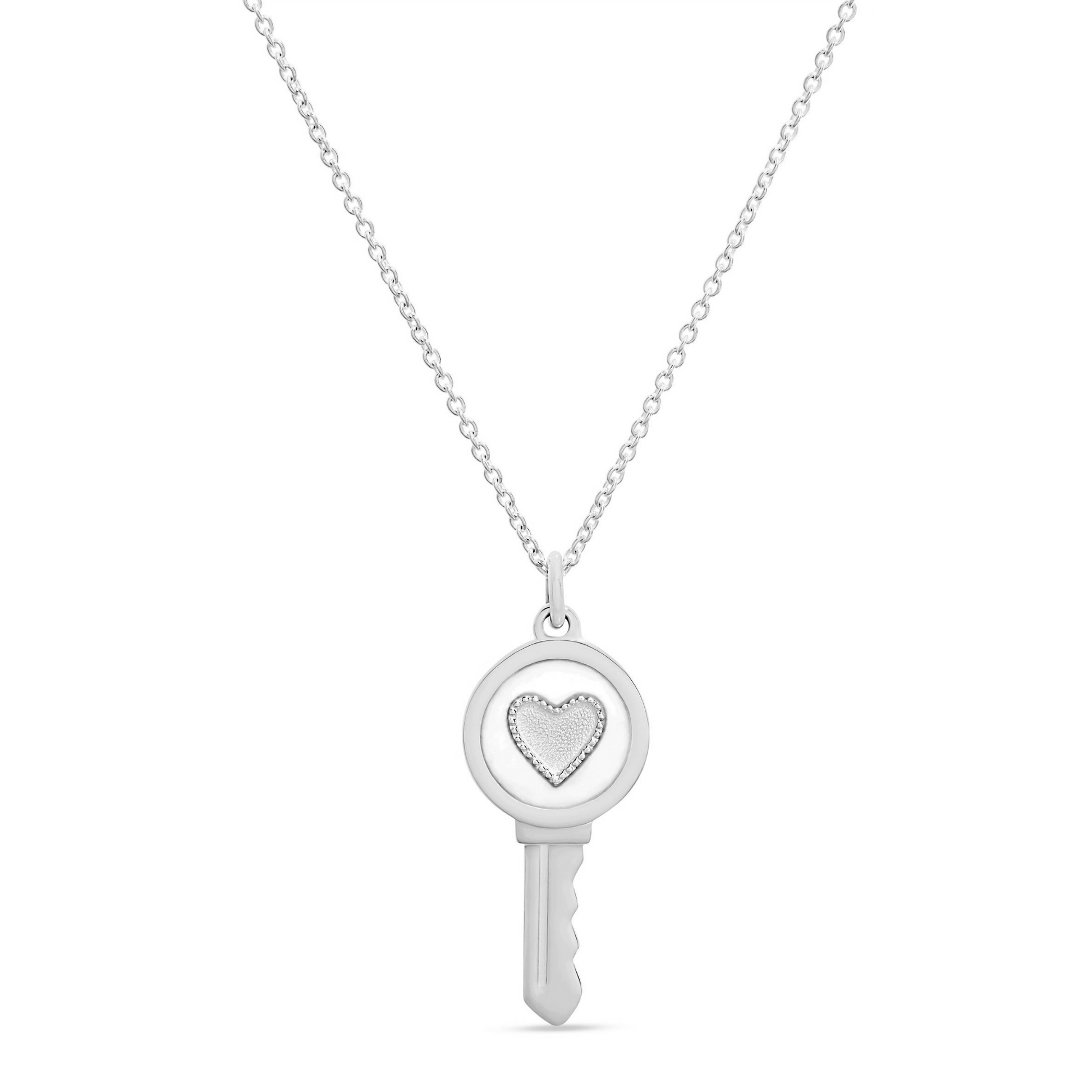 Love Key Necklace Heart - 14