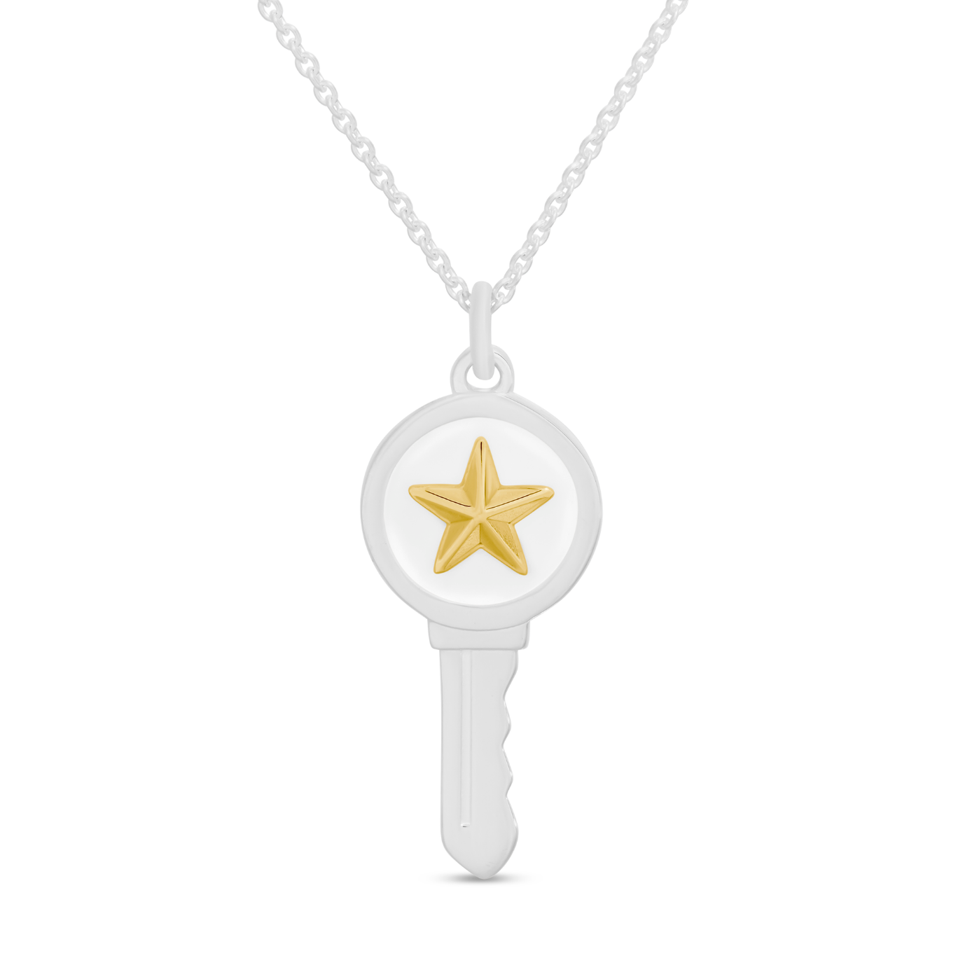 Love Key Necklace Star - 2
