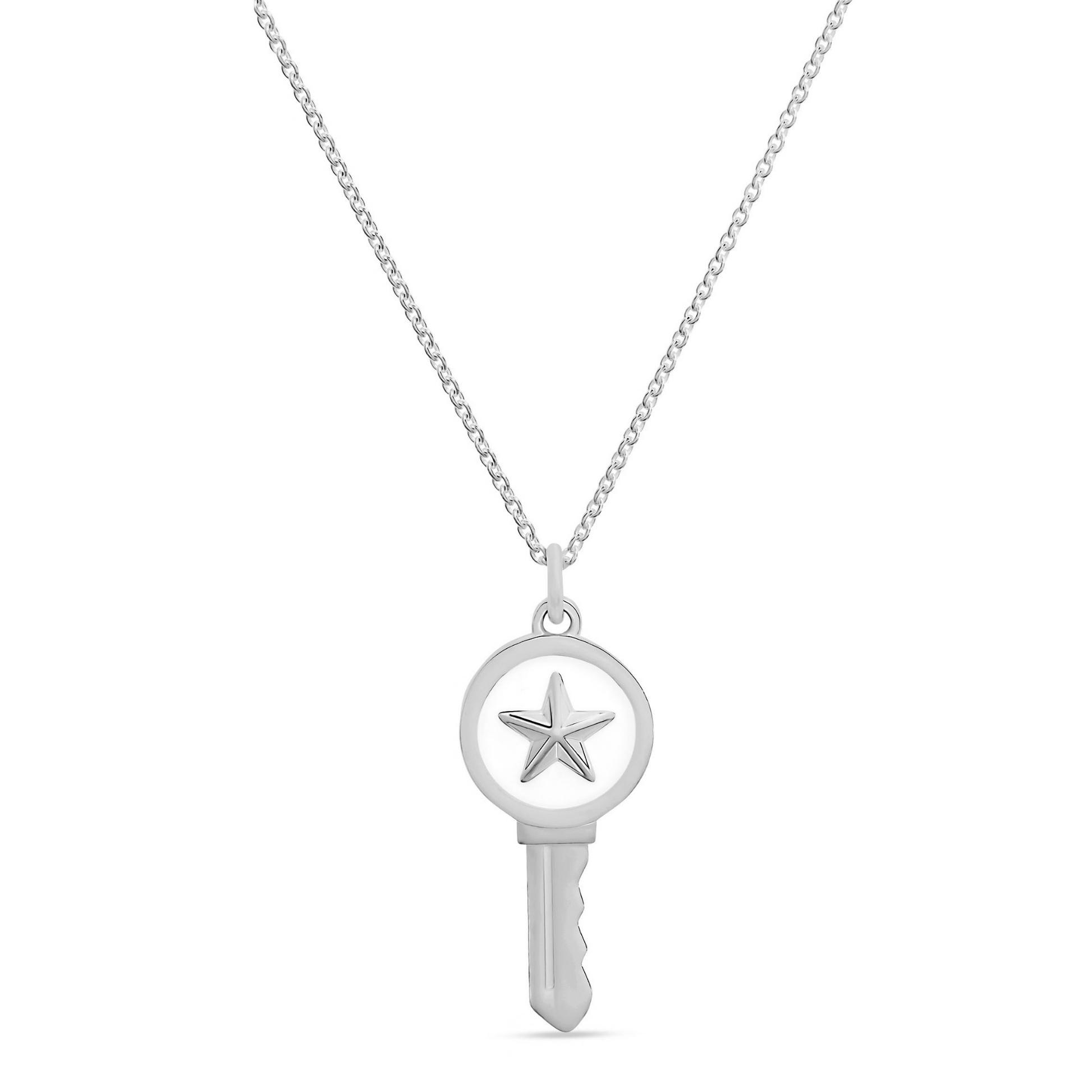 Love Key Necklace Star - 3