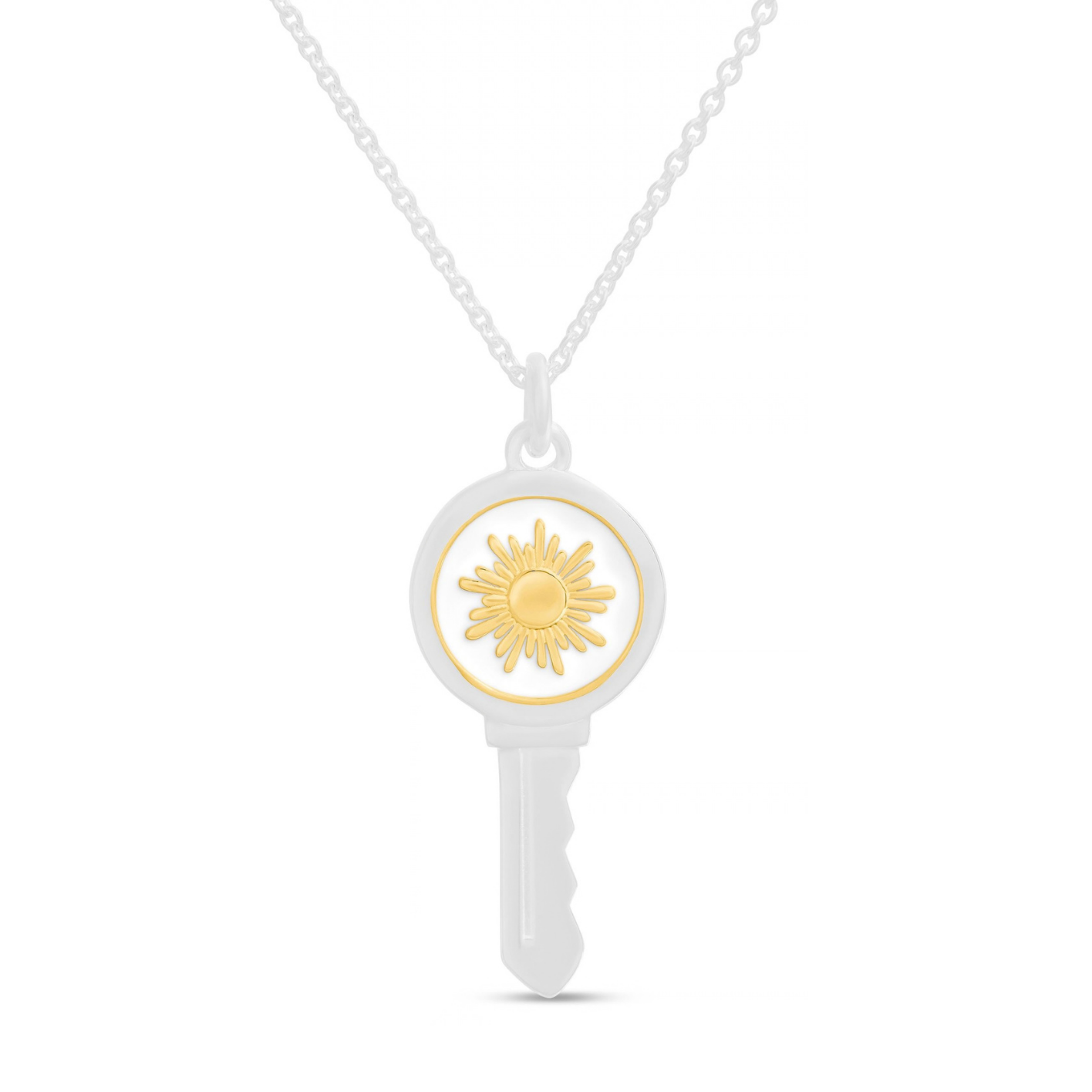 Love Key Necklace Sun - 6