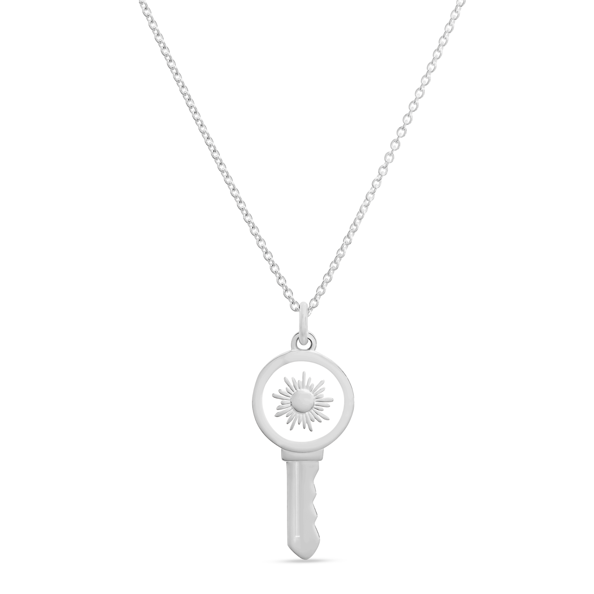 Love Key Necklace Sun - 4