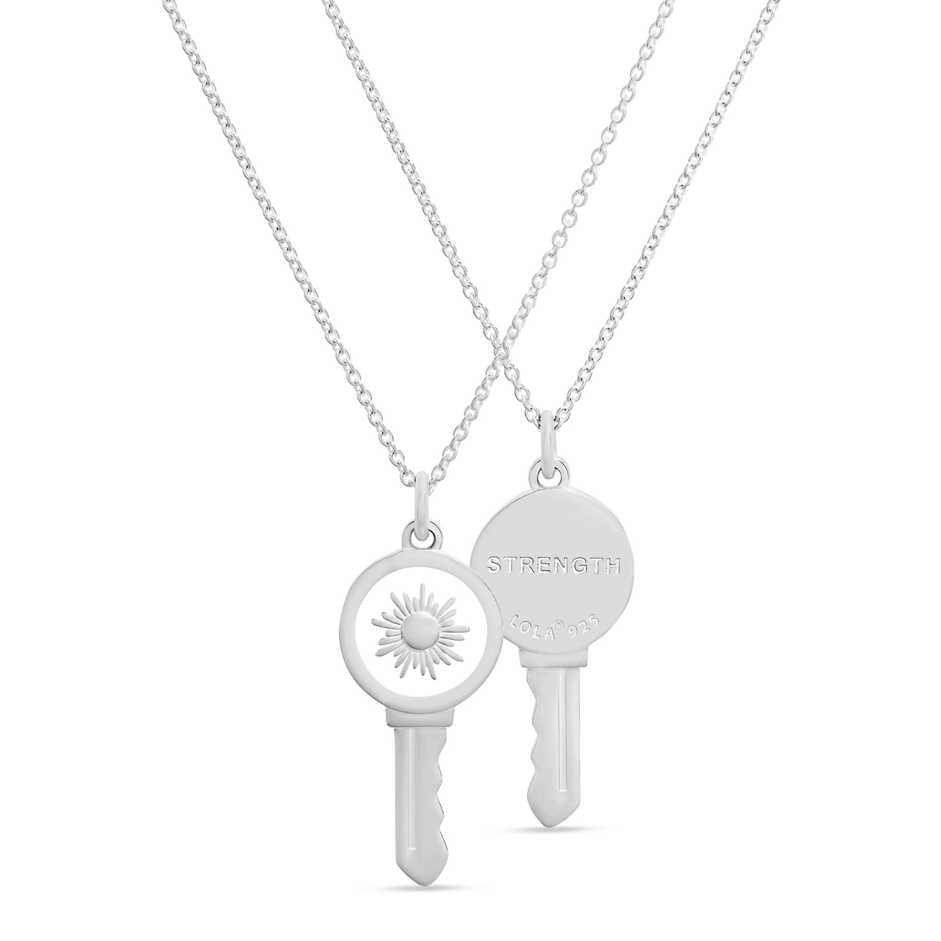 Love Key Necklace Sun - 1