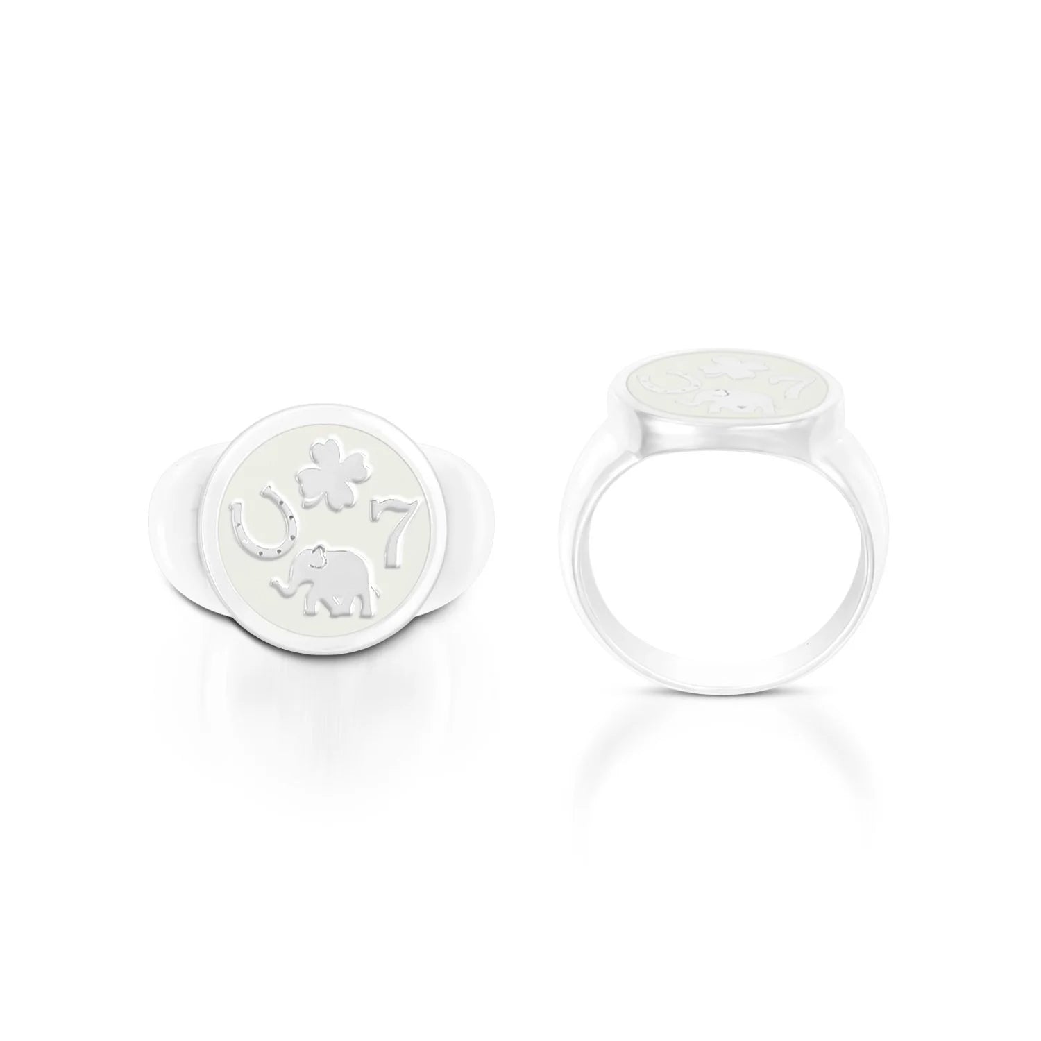 Lucky You Signet Ring - 11
