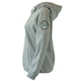 Ladies hoodie gray newport love shack side