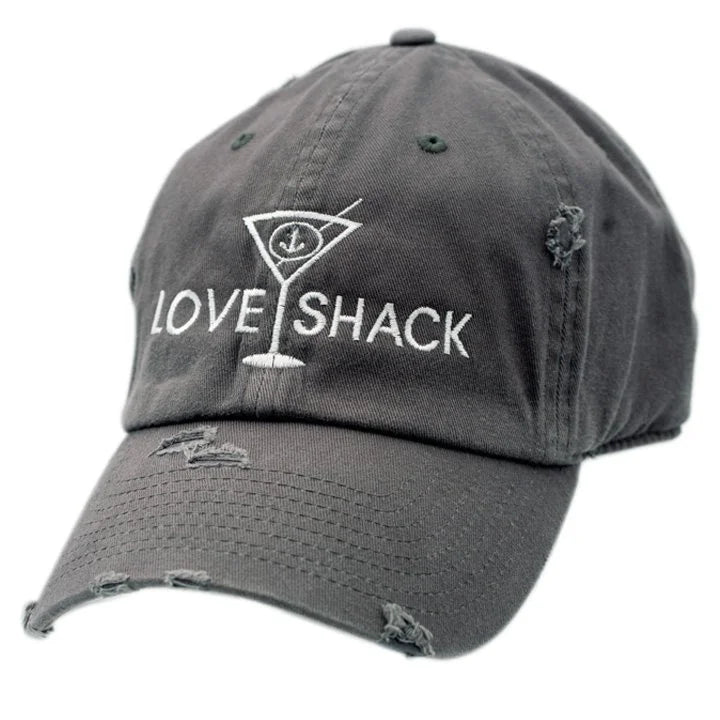 Love shack newport martini gray hat
