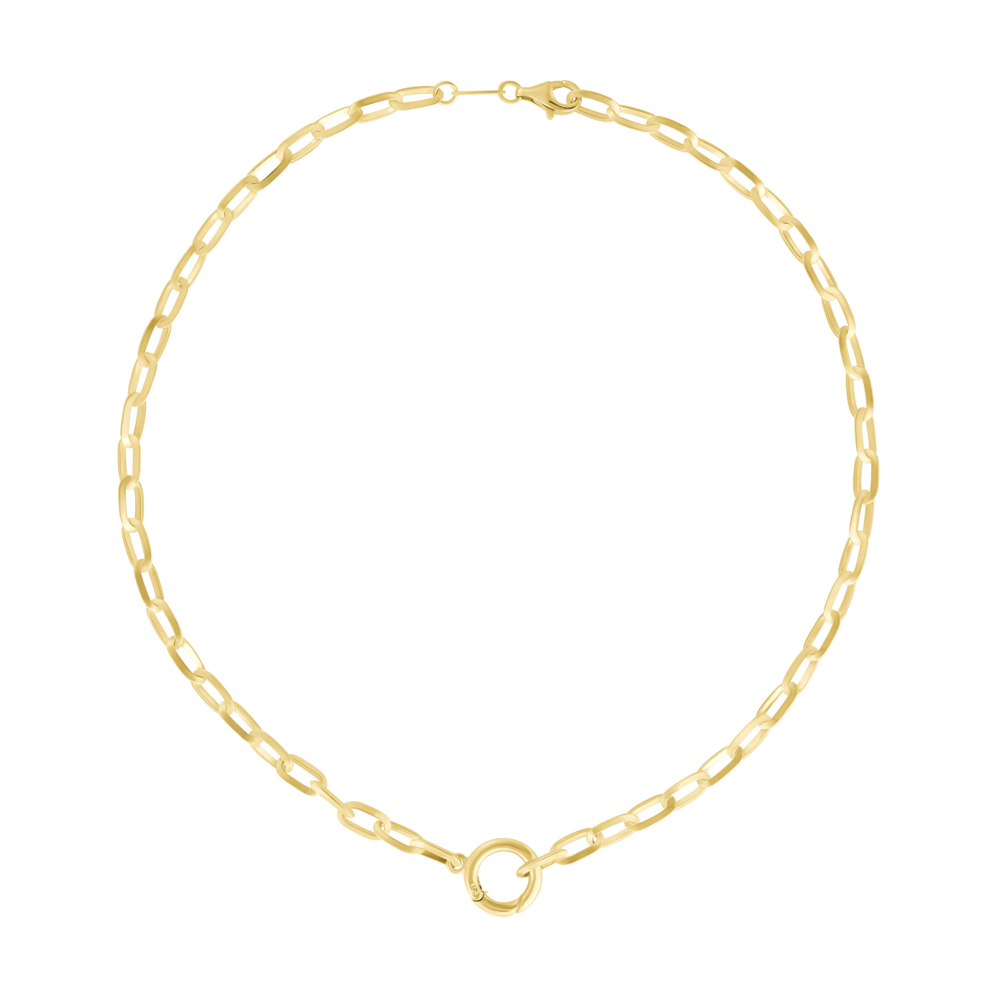 Infinity clasp necklace