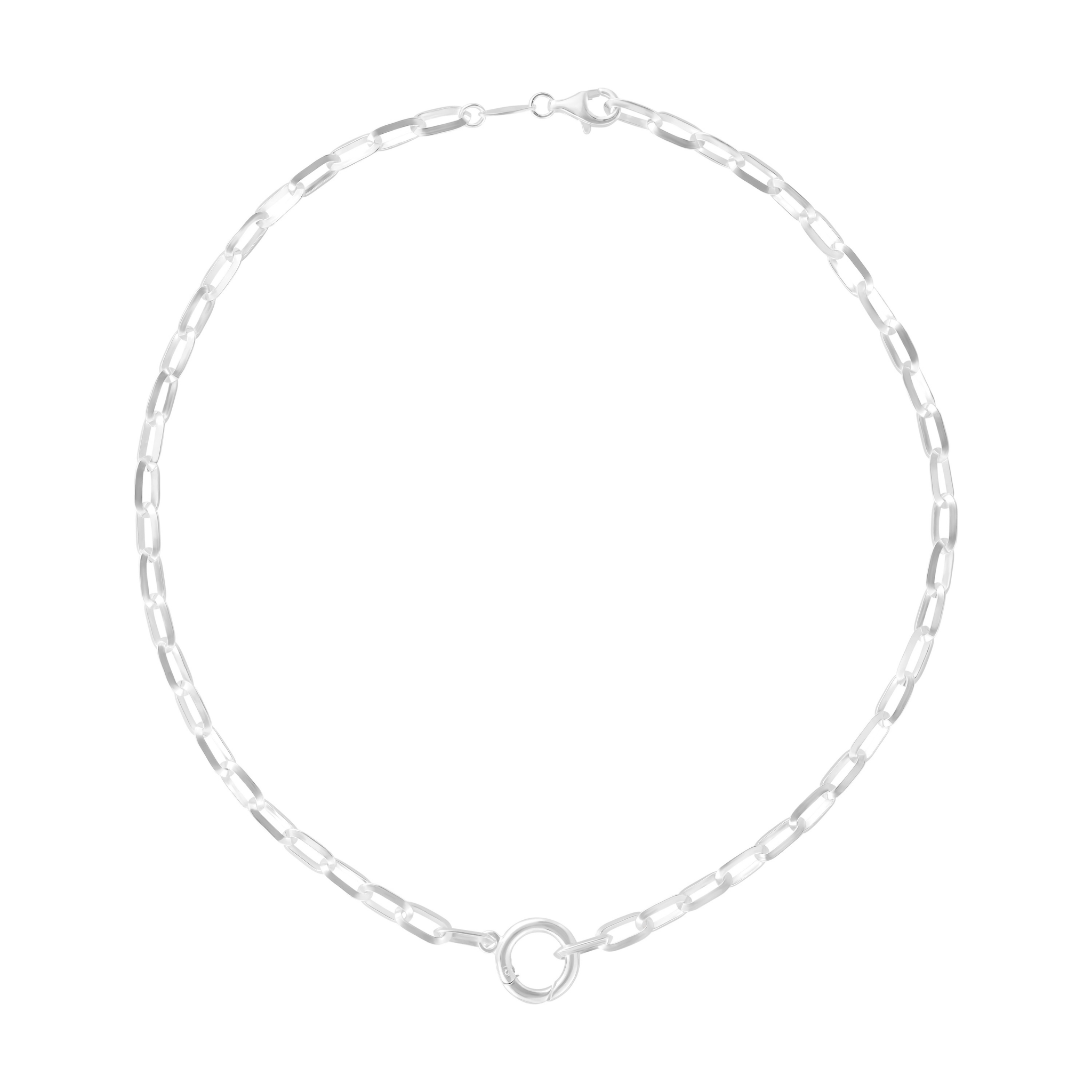 Infinity clasp necklace