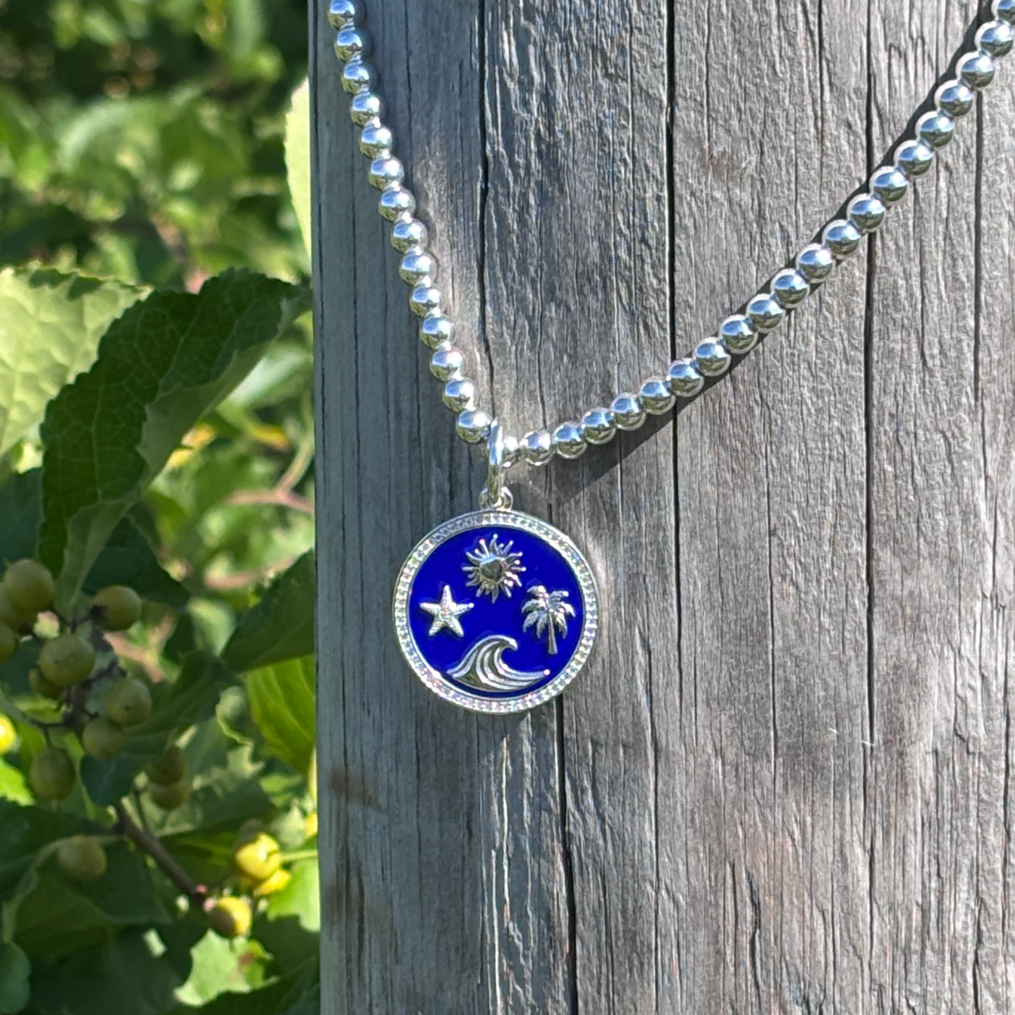 Custom signature collection: four icon pendant