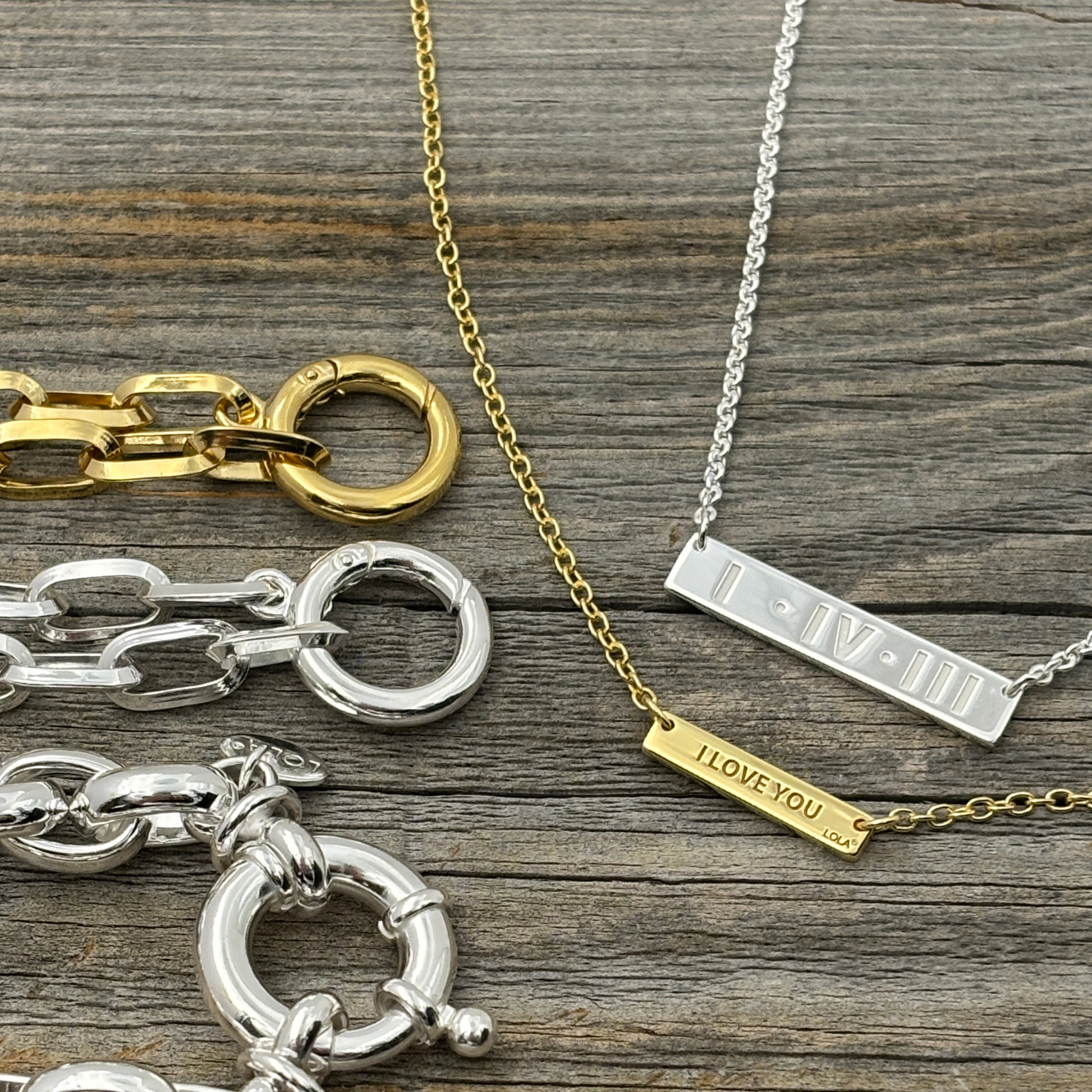 143 I Love You Bar Necklace - 11