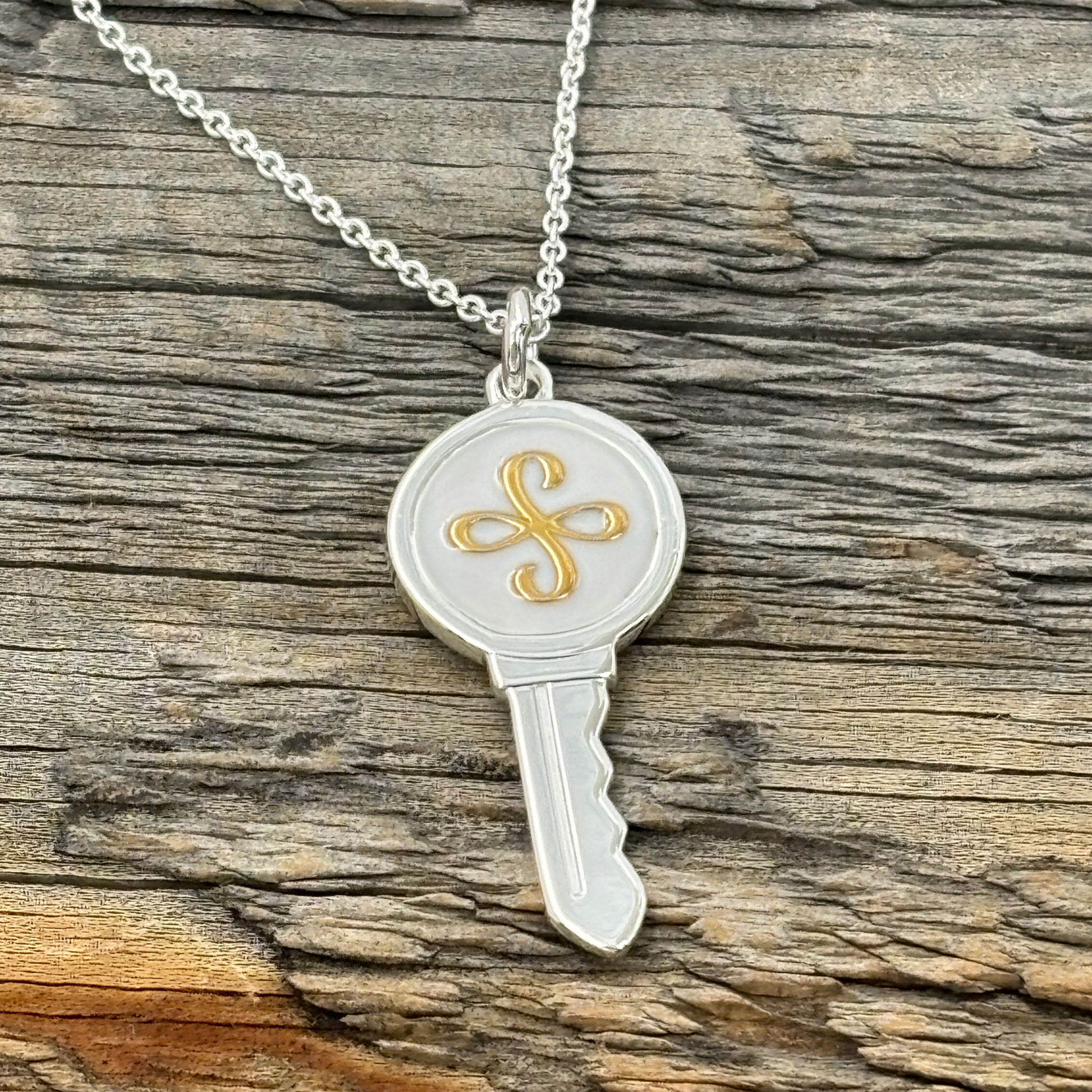 Love Key Necklace Friendship - 3