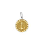 Anchor pendant gold center small lola company