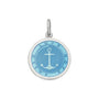 Anchor pendant light blue medium lola company