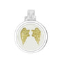 Angel wings gold pendant alpine white large lola company