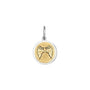 Angel wings gold pendant gold center mini lola company