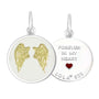 Angel wings gold pendant lola company
