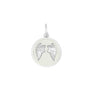 Angel wings silver pendant ivory small lola company