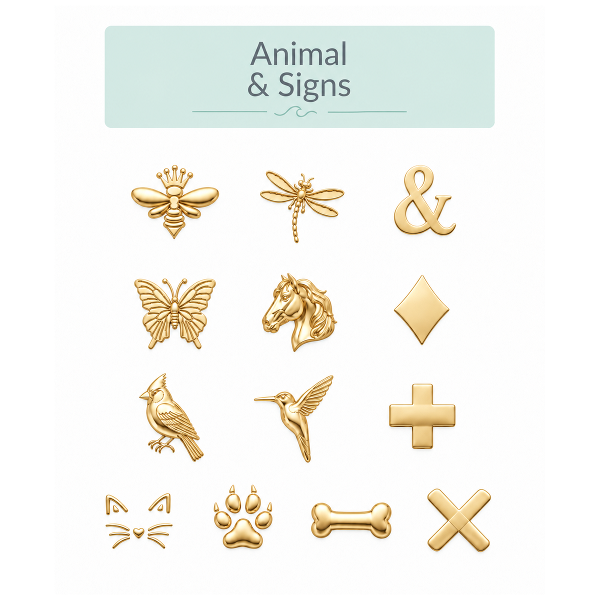 Custom Signature Collection: Three-Icon Tag - 8