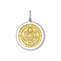 Army pendant gold center medium lola company