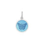 Butterfly pendant light blue small lola company