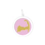 Capecod gold pendant flamingopink medium lola company