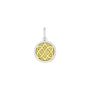 Celtic knot pendant gold center mini lola company