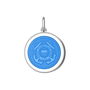 Coast guard pendant periwinkle medium lola company