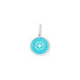 Compass rose pendant light blue mini lola company