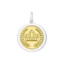 Crown pendant gold center medium lola company