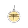 Dragonfly pendant gold center medium lola company