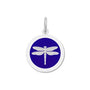 Dragonfly pendant indigo medium lola company