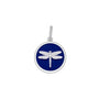 Dragonfly pendant indigo small lola company