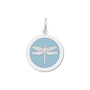 Dragonfly pendant pale blue medium lola company