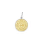 Fire rescue pendant gold center small lola company