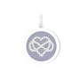 Grandmother pendant silver lavender medium lola company