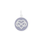 Grandmother pendant silver lavender small lola company