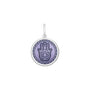 Hamsa pendant purple small lola company