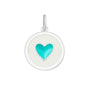 Heart pendant turquoise medium lola company