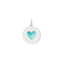 Heart pendant turquoise mini lola company