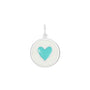 Heart pendant turquoise small lola company