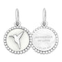 Hummingbird silver alpine white pendant lola company