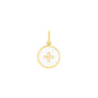 Joy knot pendant all gold alpine white mini lola company